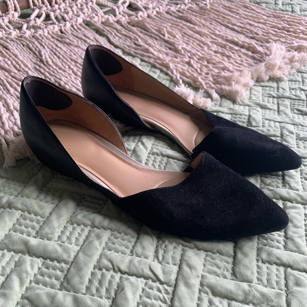 Black Naturalizer D’Orsay Flats
